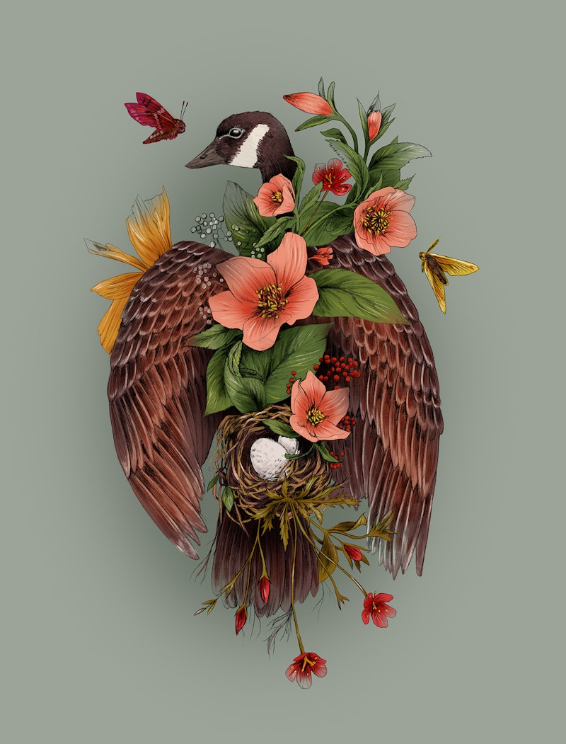 "Mother Goose" voor expositie Helikon Gallery (USA